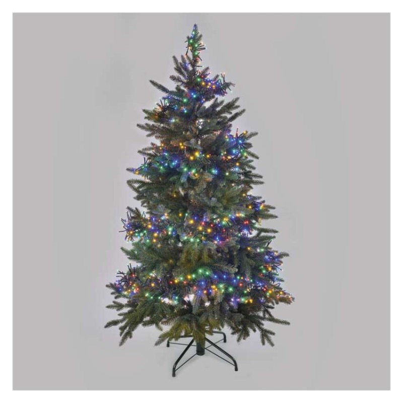 LED vianočná reťaz – ježko, 7,2 m, vonkajšia aj vnútorná, multicolor, programy 8