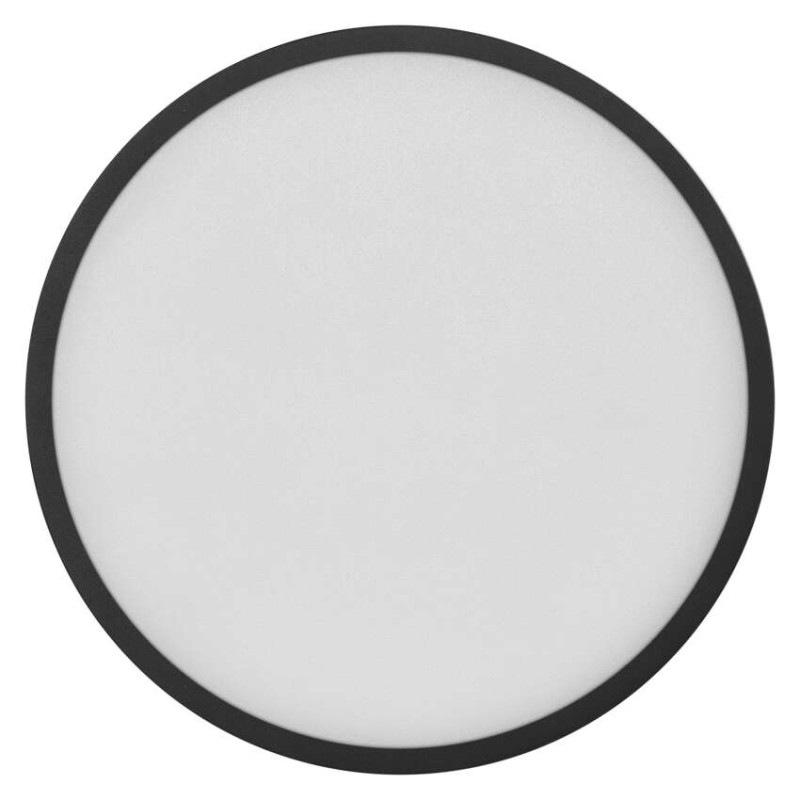 LED prisadené svietidlo, kruhové, čierne, 28,5W, CCT 6