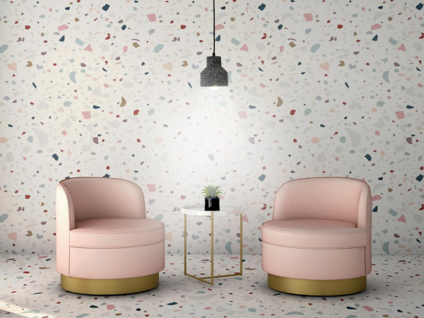 Závesné svietidlo Terrazzo / čierna 1 x E27 - ME0015R/B 4