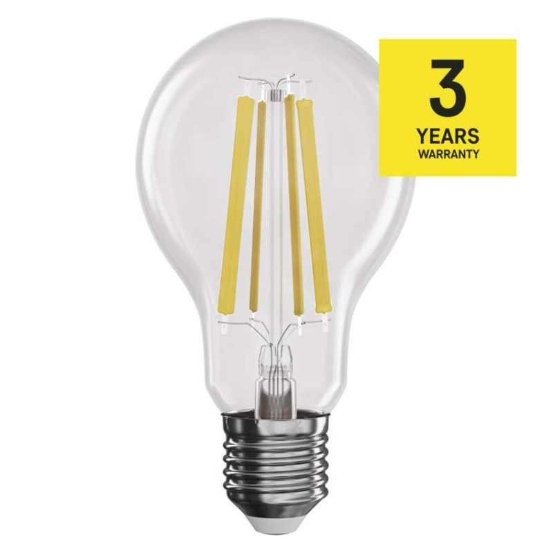 LED žiarovka Filament A60/ E27 / 11 W (100 W) / 1 521 lm / neutrálna biela / stmievateľné 2
