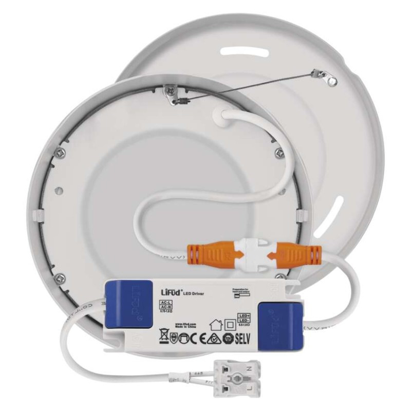 LED prisadené svietidlo NEXXO, kruhové, biele, 7,6W,Neutrálna biela 11