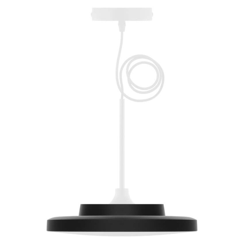 LED prisadené svietidlo DIONI kruhové, čierné,15W, CCT 13