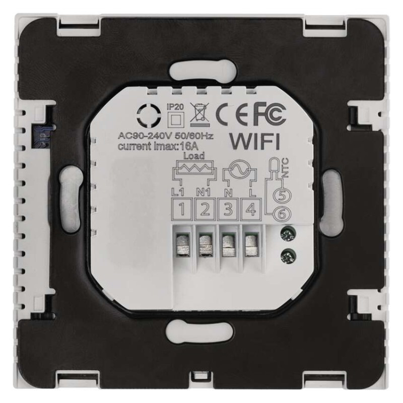 Podlahový programovateľný drôtový WiFi GoSmart termostat P56201UF 8