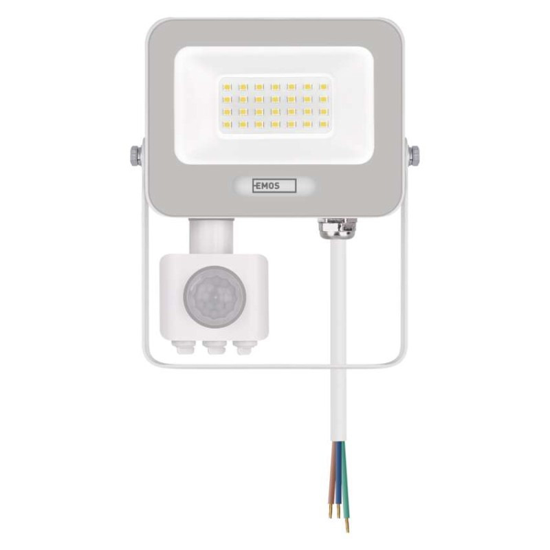 LED reflektor GLARO s pohybovým čidlom, 20 W, biely, IP54, 2000 lm, neutrálna biela 14