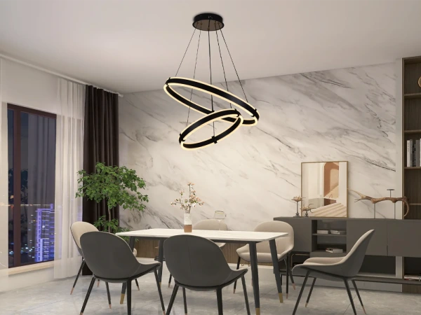 LED závesné svietidlo + diaľkový ovládač 140W - J4339/B 7