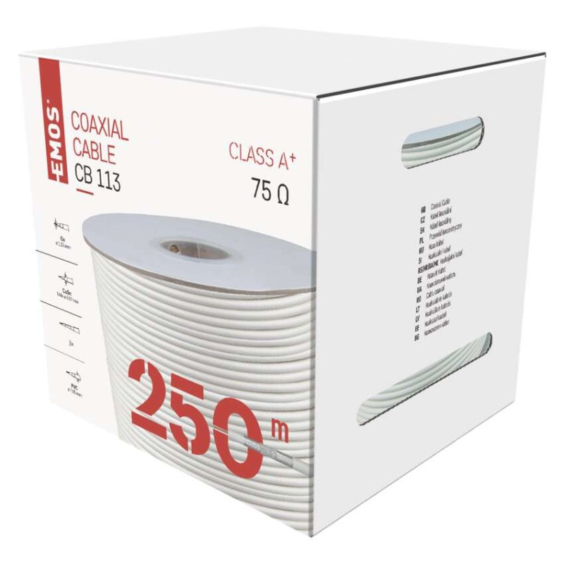Koaxiálny kábel CB113, 250m 3