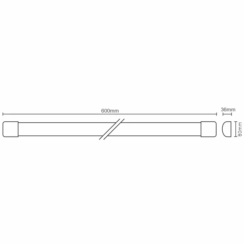LED podlinkové svietidlo 20W / IP40 WTL / 3 / 600 / 4000K - LNL122/2 2