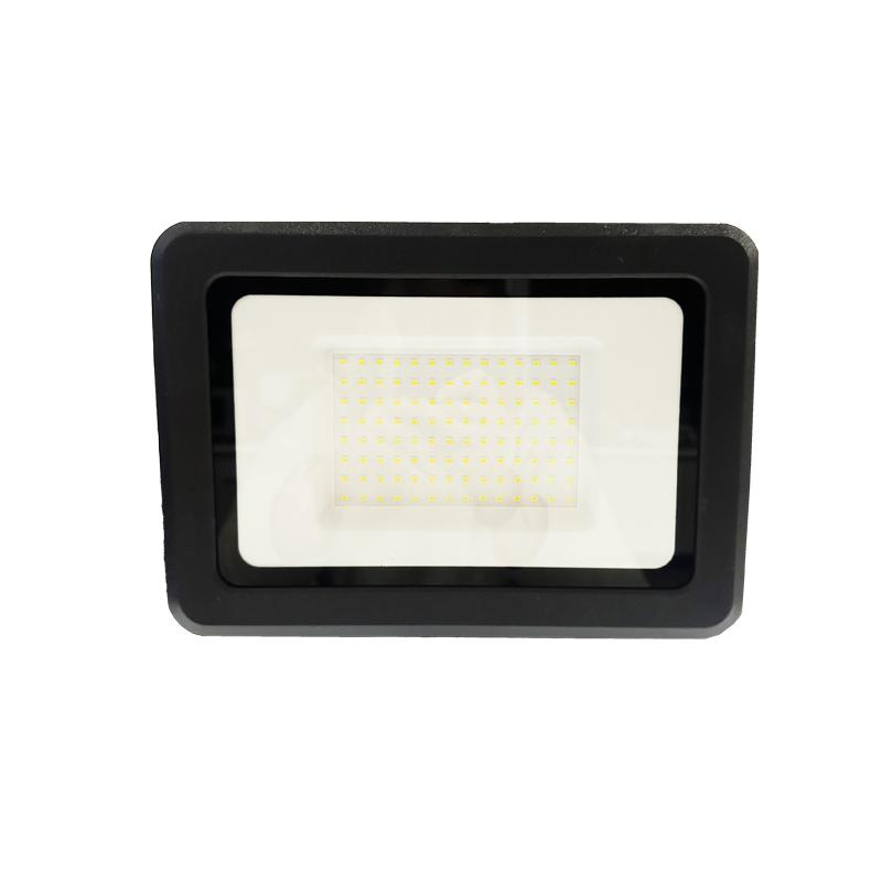 Vonkajší čierny LED reflektor 100W / 4000K - LF0025 1