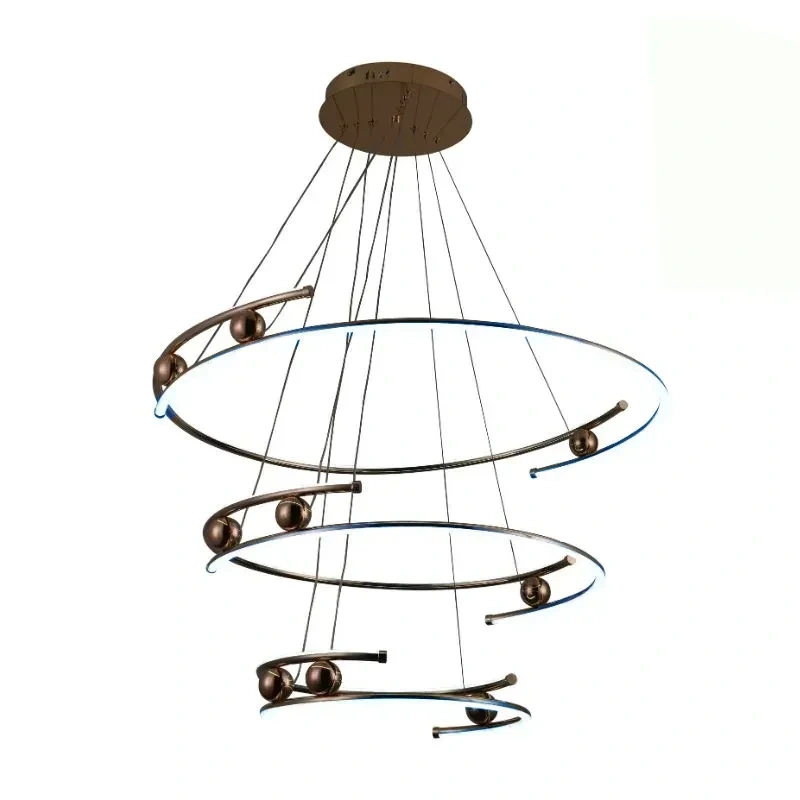 LED visiaca lampa na lanku + diaľkový ovládač 170W - J4347/GCH 4