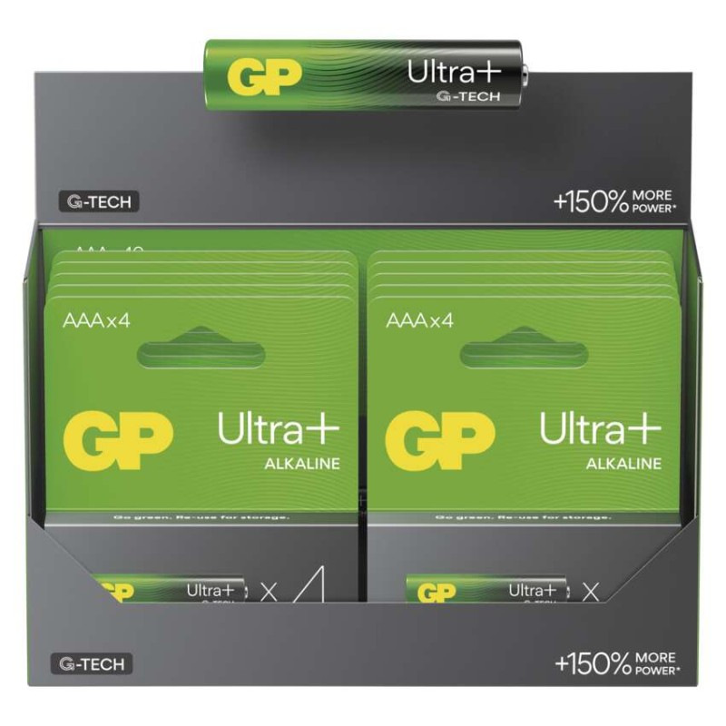 Alkalická batéria GP Ultra Plus LR03 (AAA) 4 ks 7