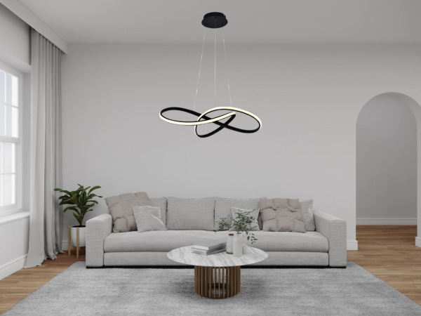 LED závesné svietidlo + diaľkový ovládač 70W - J4331/B 5