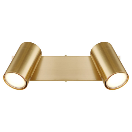 Stropné svietidlo, kov zlatý brúsený, DxŠxV: 260x60x120mm, bez žiaroviek 2x GU10, max. 35W 230V 10