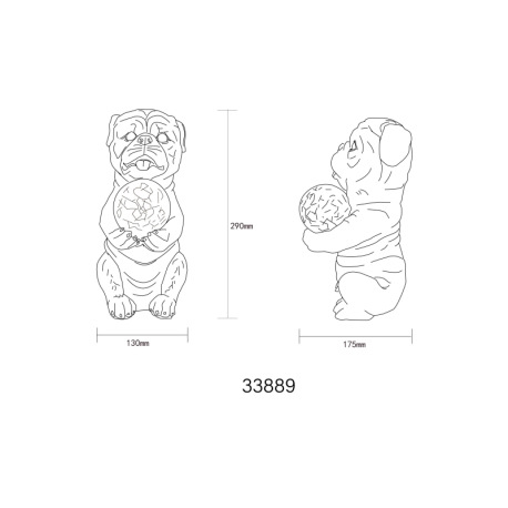 Solárne svietidlo, plast sivý matný, sklenená guľa číra s efektom prasknutého skla, vypínač, batéria 7
