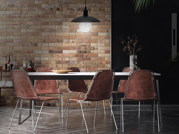 Závesné kovové svietidlo 1 x E27 - ME0002R 1