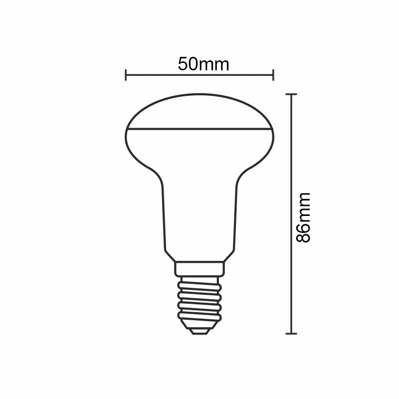 LED žiarovka 6W - R50 / E14 / SMD / 3000K - ZLS215 3