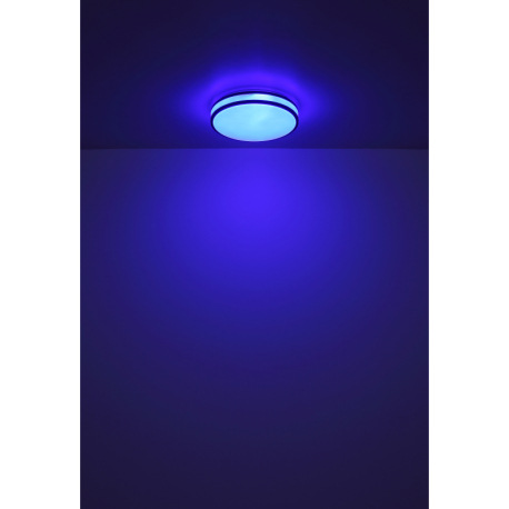 Stropné svietidlo, kov biely, plast vo farbe kávy, plast biely, stmievateľné, fixácia farieb, zmena 13