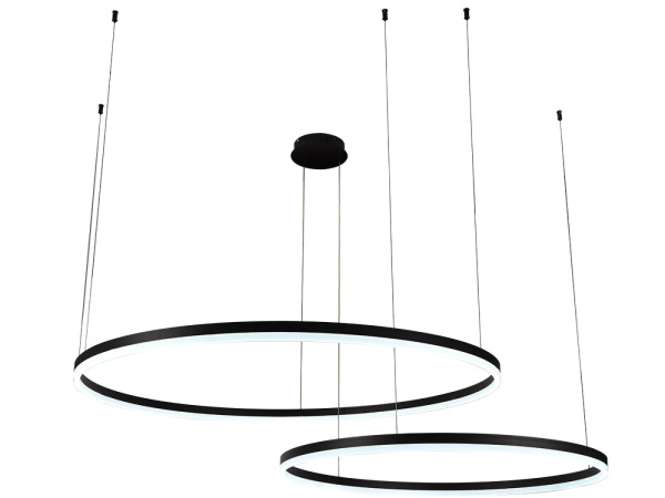 LED visiace svietidlo + diaľkový ovládač 128W - J4383/B 1