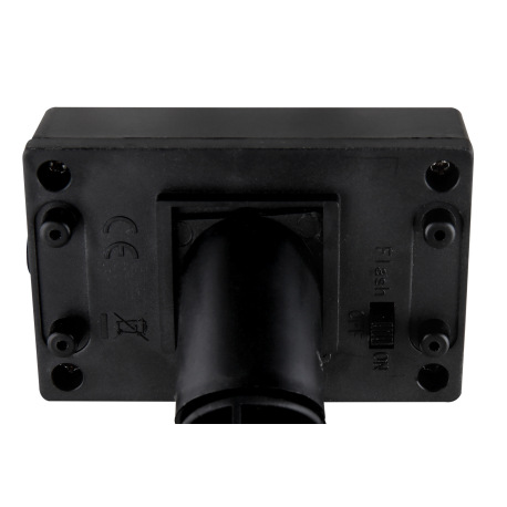 Solárne svietidlo, plast sivý, plast priehľadný, s 10 hruškami, 2 kroky bliká/permanentné, IP44, aku 9