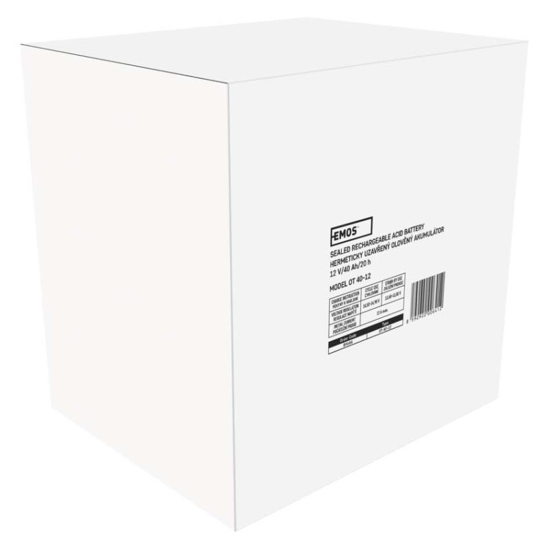 Bezúdržbový olovený akumulátor 12 V/40 Ah M6 7