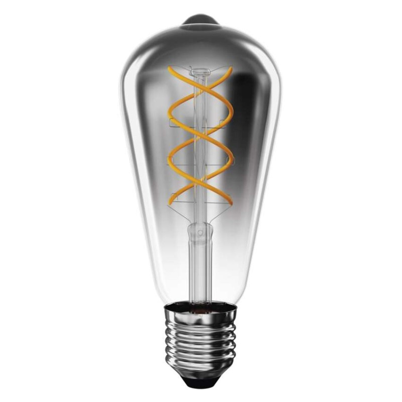 LED žiarovka DECO SMOKED ST64 / E27 / 4,5 W (19 W) / 180 lm / flame 4