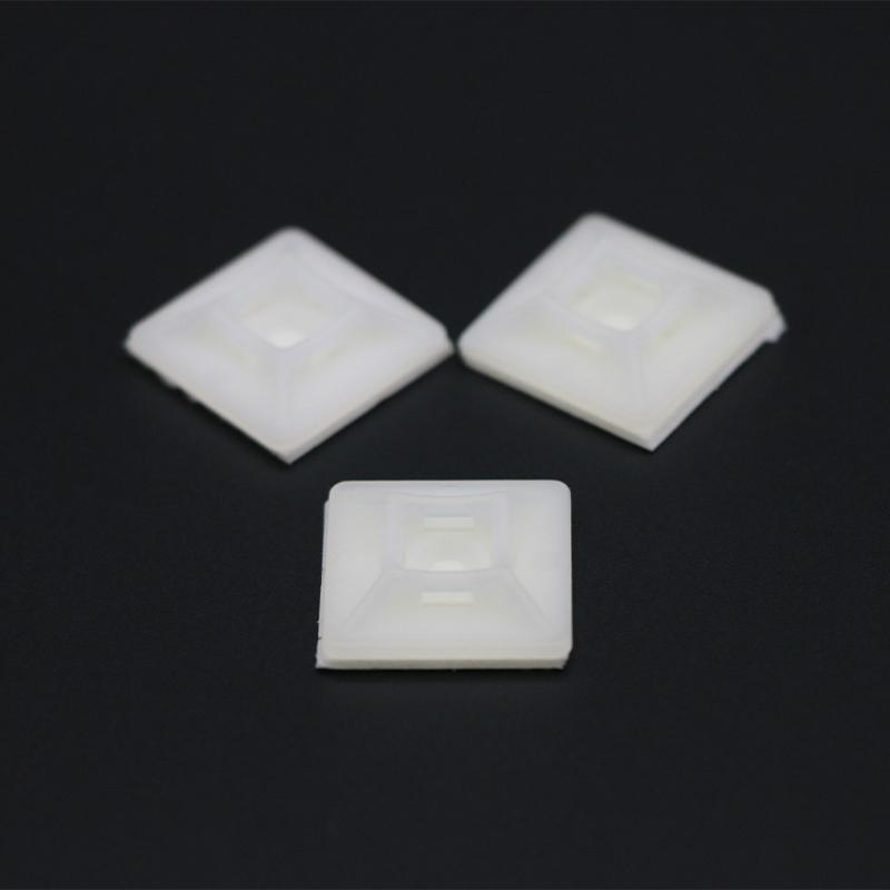 Samolepiaci držiak na viazaciu pásku max 4,8mm prírodná 100ks - TMA2828 2