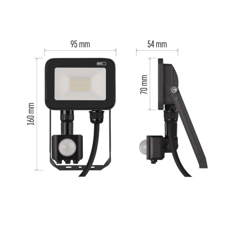 LED reflektor INOVO s pohybovým čidlom, 10W neutrálna biela 4