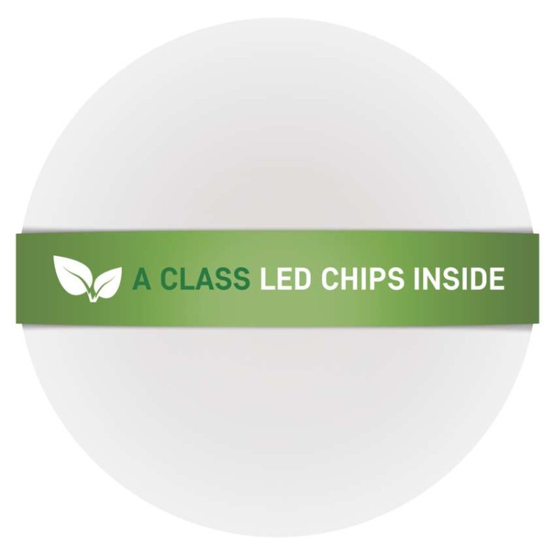 LED stropné svietidlo TIVI, A CLASS, okrúhle biele 8,6W, IP44, Neutrálna biela 14