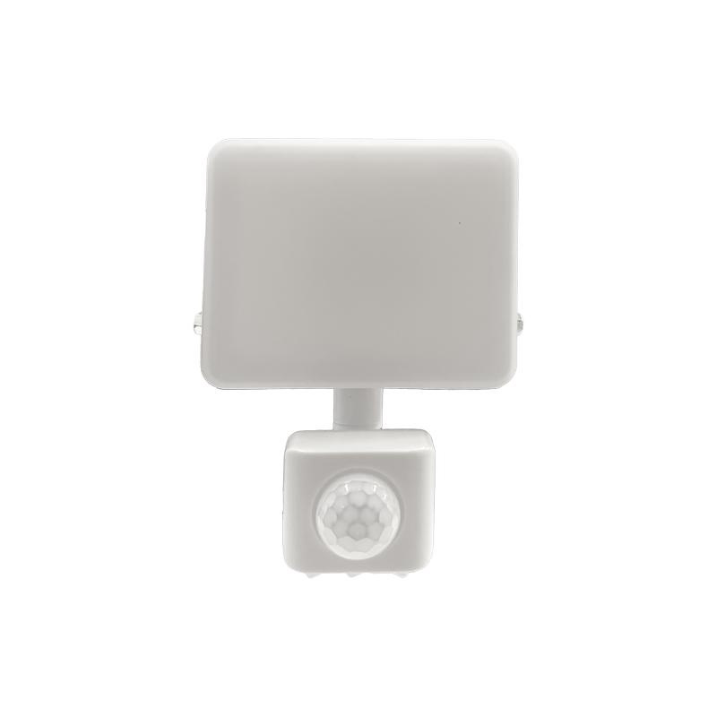 Vonkajší biely LED reflektor so senzorom 10W / 4000K - LF7121S 14