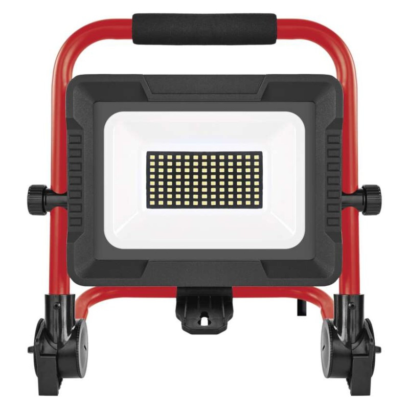 LED reflektor ELION 50W, červeno-čierny, IP65, 8000 lm, neutrálna biela 2