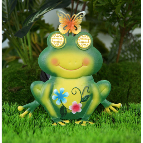 Solárne svietidlo, kov, zelený matný, viacfarebný, plast čierny matný, vypínač, batéria súčasťou bal 6