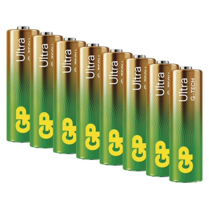 Alkalická batéria GP Ultra LR6 (AA), 8 ks 1