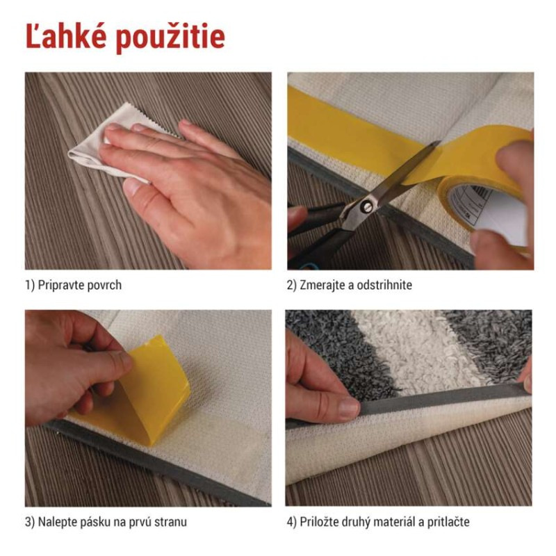 Dvojstranná DUCT páska 50 mm / 10 m, priehľadná 2