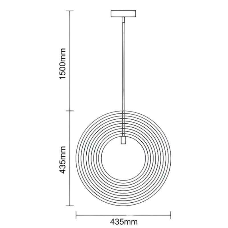 Závesné svietidlo z masívneho dreva E27 / 435 - WRE061 4