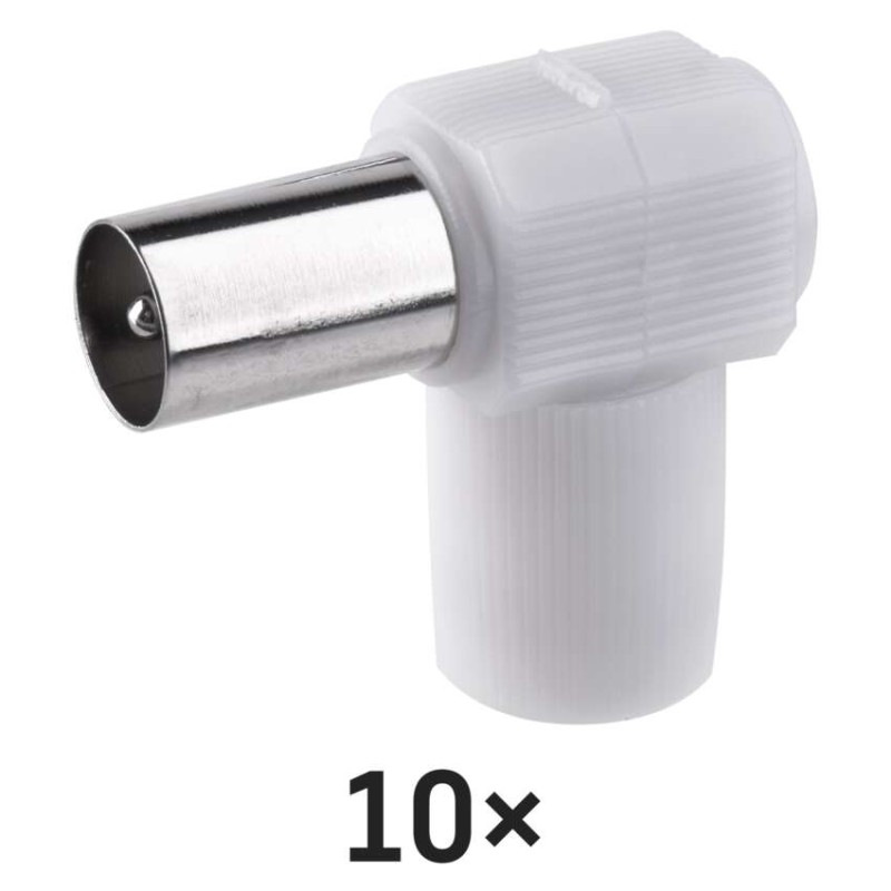 Konektor IEC vidlice skrutkovací uhlový 1