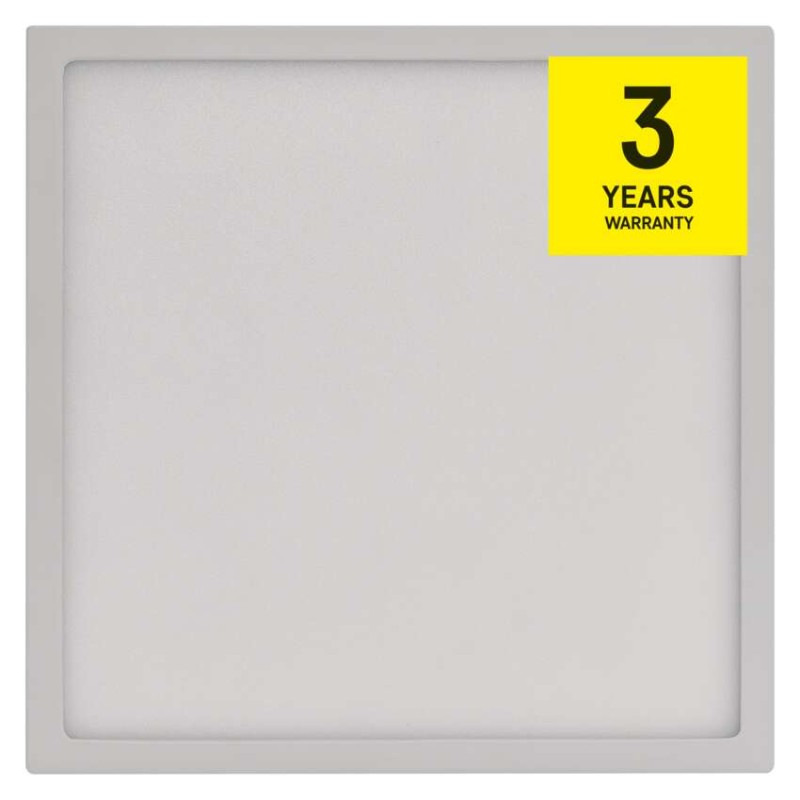 LED prisadené svietidlo, štvorec, biele, 21W, CCT 14