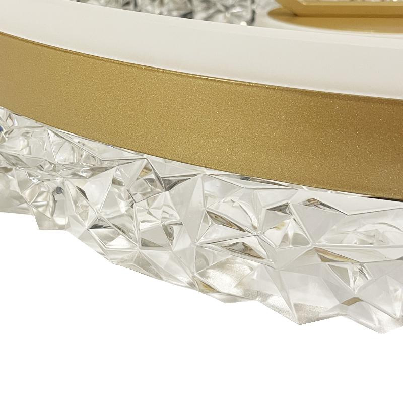 LED luxusné stropné krištáľové svietidlo s diaľkovým ovládačom 85W - TA1306/G 8