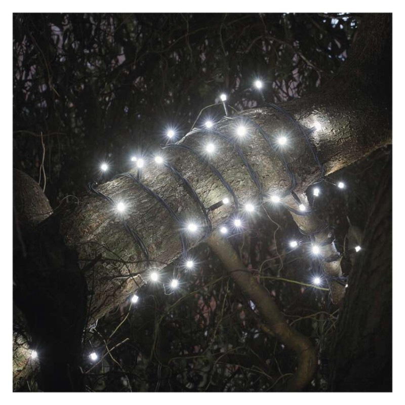 Profi LED spoj. reťaz preblikávajúca, 10 m, vonkajšia aj vnútorná, studená biela 4