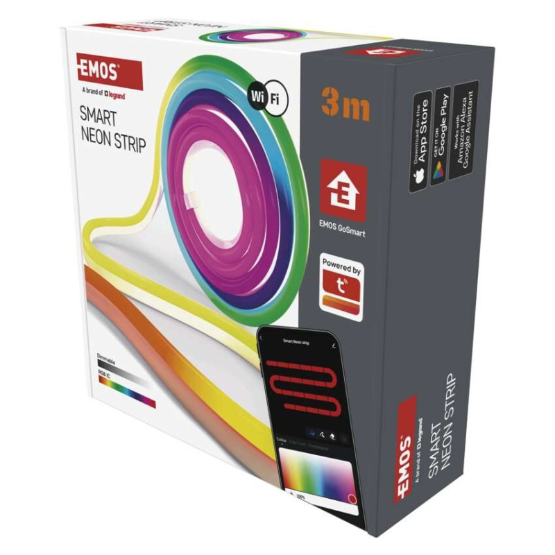 GoSmart Flexibilný LED pásik NEON biely, 3 m, 23 W, RGBIC stmievateľný, WiFi 10