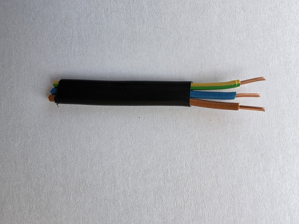 CYYP-J 3x1,5 plochý