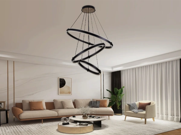 LED závesná lampa + diaľkový ovládač 250W - J4340/B 7