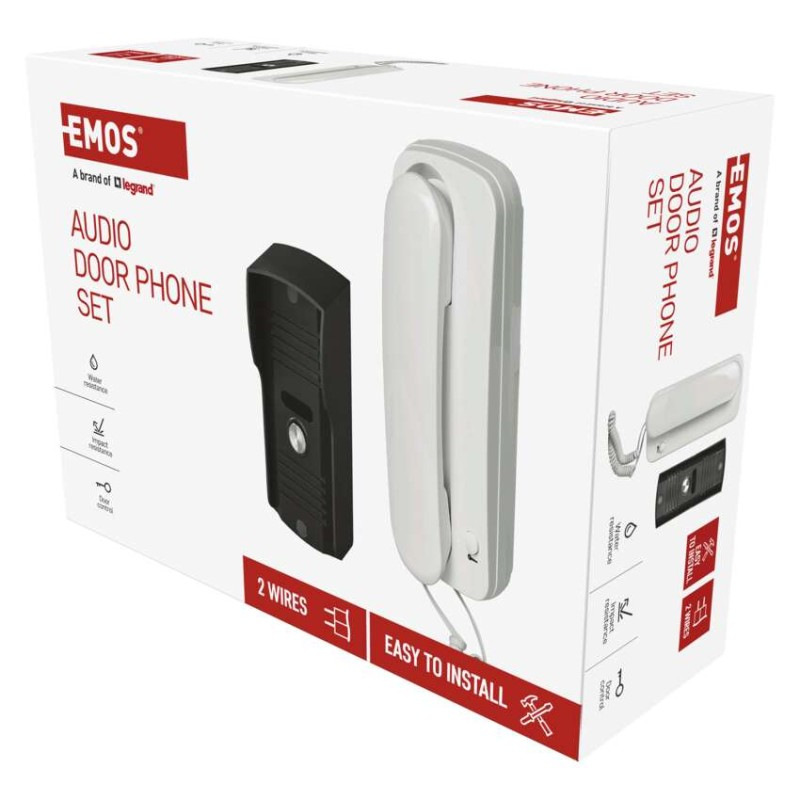 Sada domáceho audio vrátnika H1085, 1 účastník 5