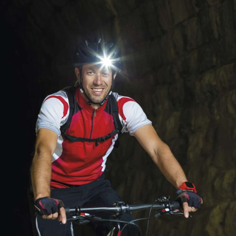 COB LED čelovka P3528, 150 lm, 20 m, 3× AAA 6