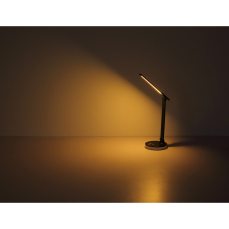 Stolové svietidlo, plast čierny a biely, dotykové zapínanie/vypínanie, plynulá regulácia dotykového 13