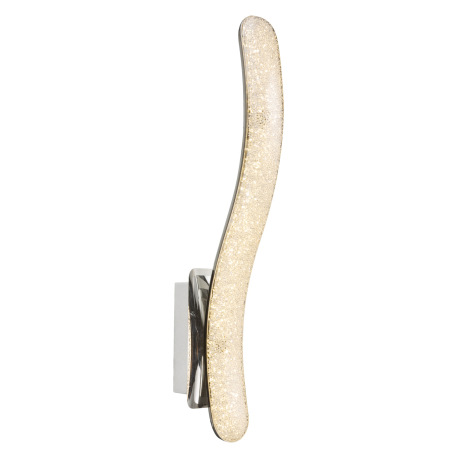 Nástenné svietidlo, chróm, akryl, akrylové krištále, vypínač, ŠxV: 80x450, H:120, vrátane 1xLED 12W