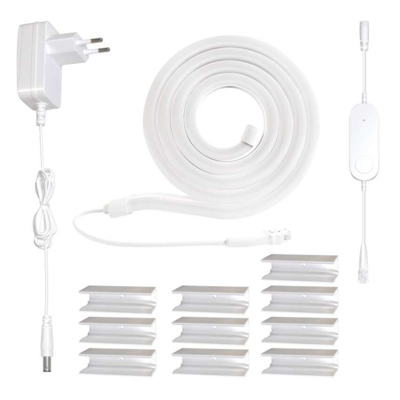 GoSmart Flexibilný LED pásik NEON biely, 3 m, 23 W, RGBIC stmievateľný, WiFi 13