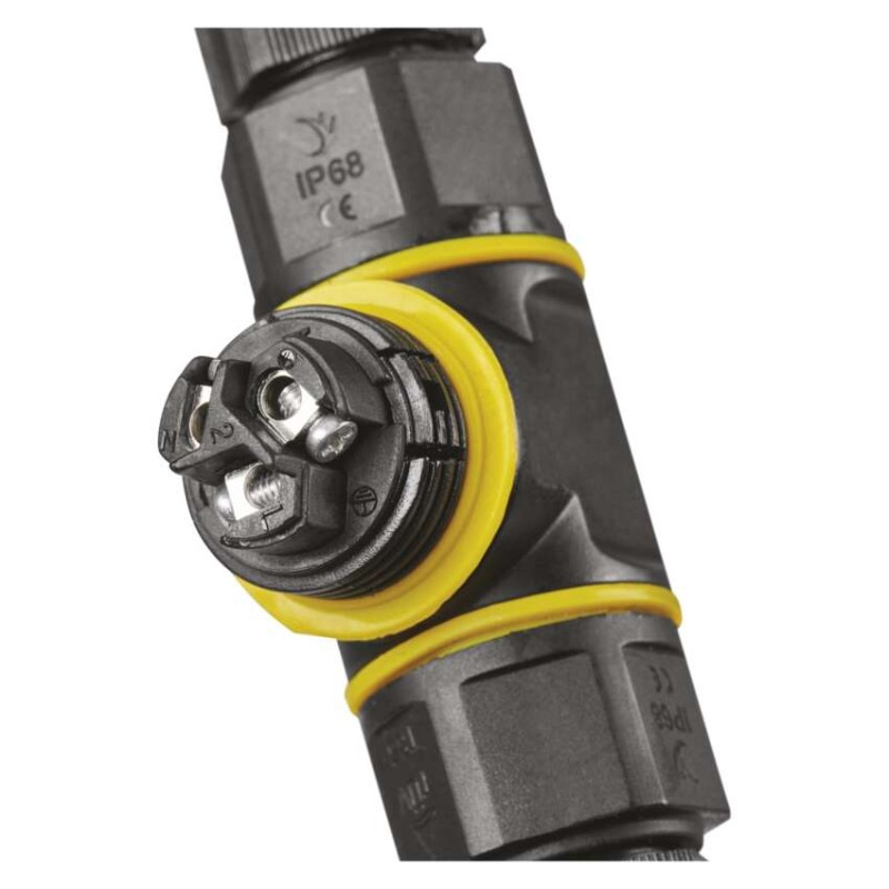 Plastová káblová T spojka IP68 6