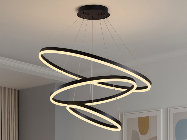 LED závesné svietidlo na lanku + diaľkový ovládač 125W - J4313/B