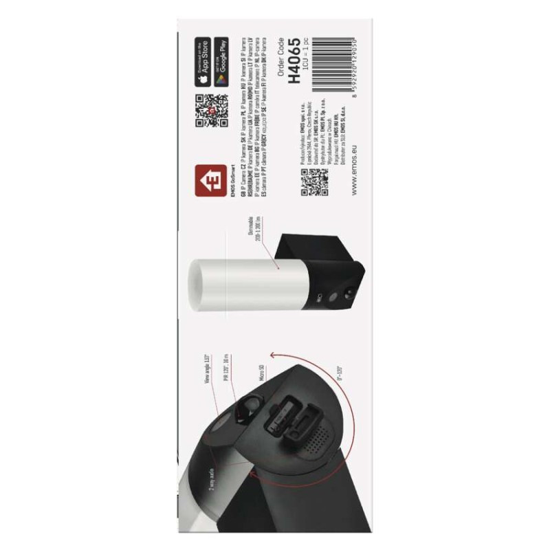 GoSmart Vonkajšia otočná kamera IP-310 TORCH s WiFi a svetlom, čierna 14