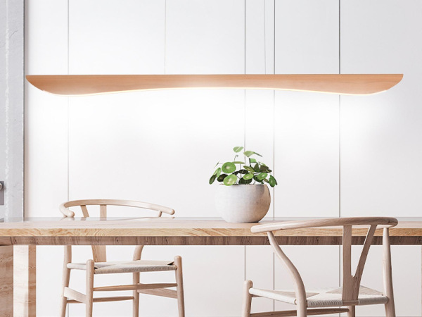 Drevený luster na lanku z masívneho dreva LED 22W / 1200 - WRL0821 3