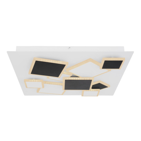 Stropné svietidlo, kov biely, kov čierny, akryl, opál biely, pamäťová funkcia, nočné svetlo, stmieva 13